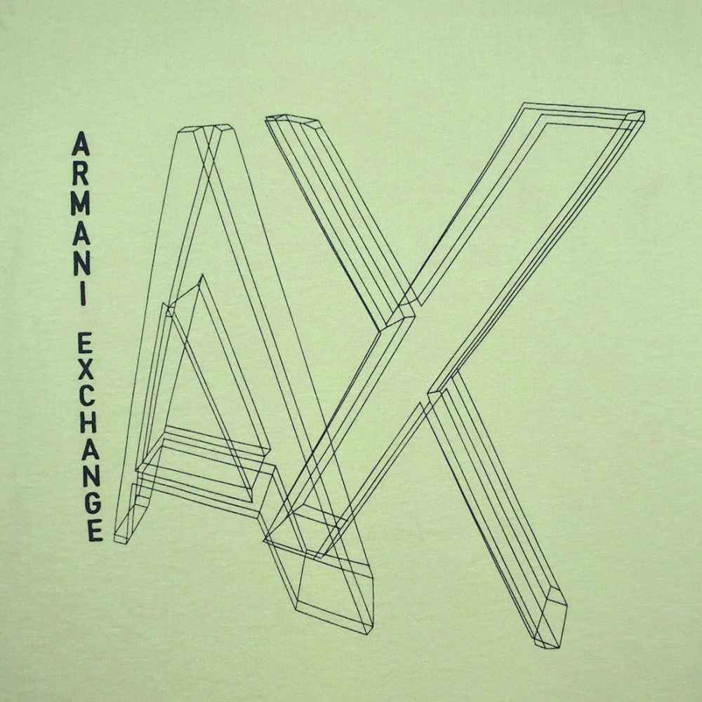 Armani Exchange Green Premium Quality Women T-shirt-thumb-3