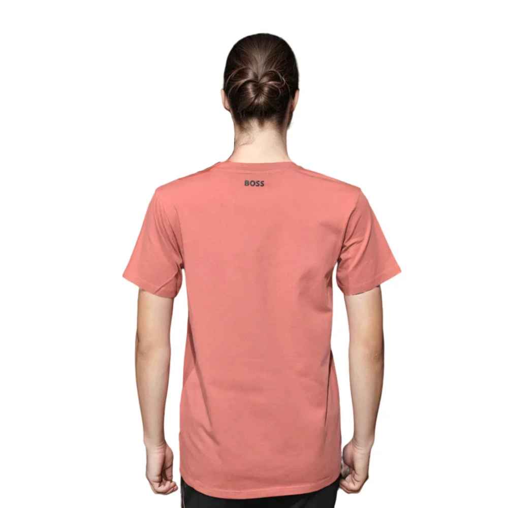 BOSS Coral Pink Premium Quality Women T-shirt-thumb-1