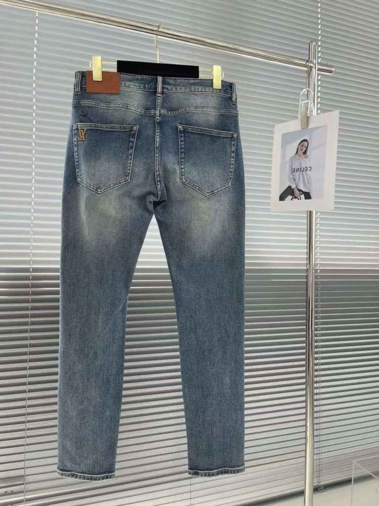 Louis Vuitton Blue Premium Quality Jeans-1