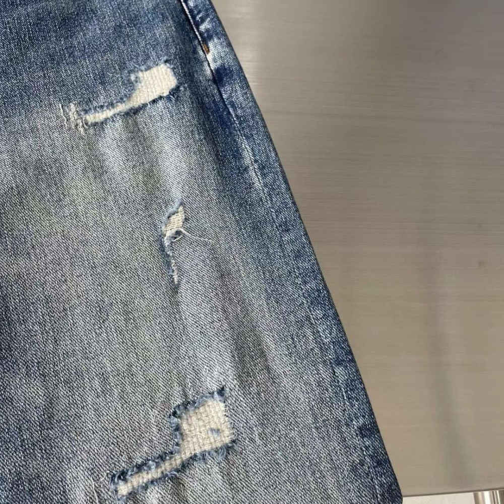 Louis Vuitton Blue Premium Quality Jeans-7
