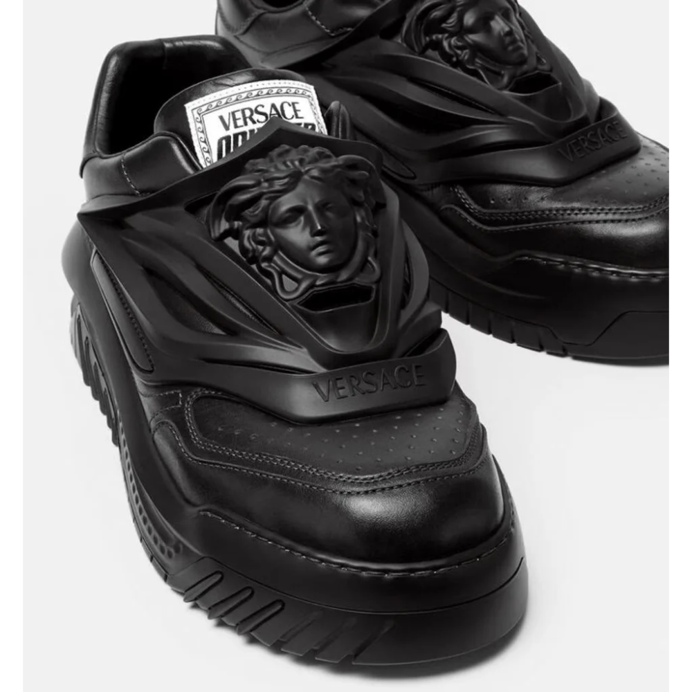 Versace Black Premium Quality Sneakers-thumb-3