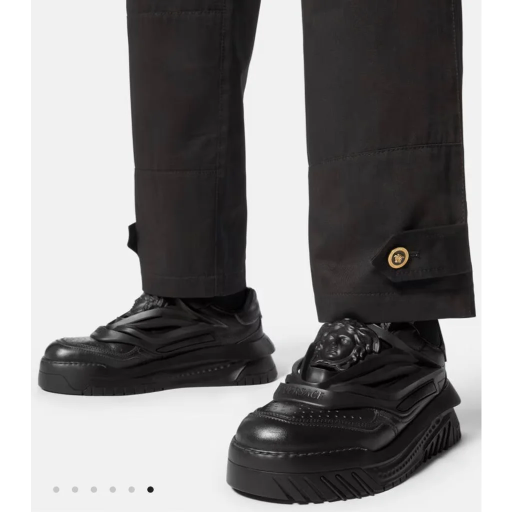 Versace Black Premium Quality Sneakers-thumb-4