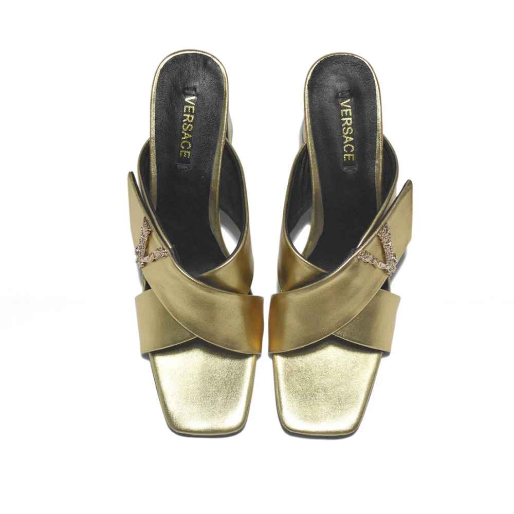 Versace Golden Premium Quality Heels Sandals-5
