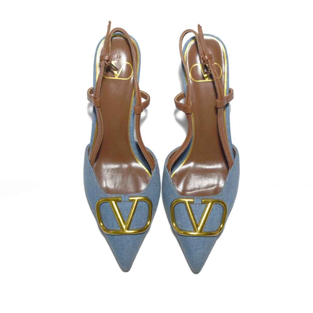 Valentino Sky Blue Premium Quality Heels Sandals-5