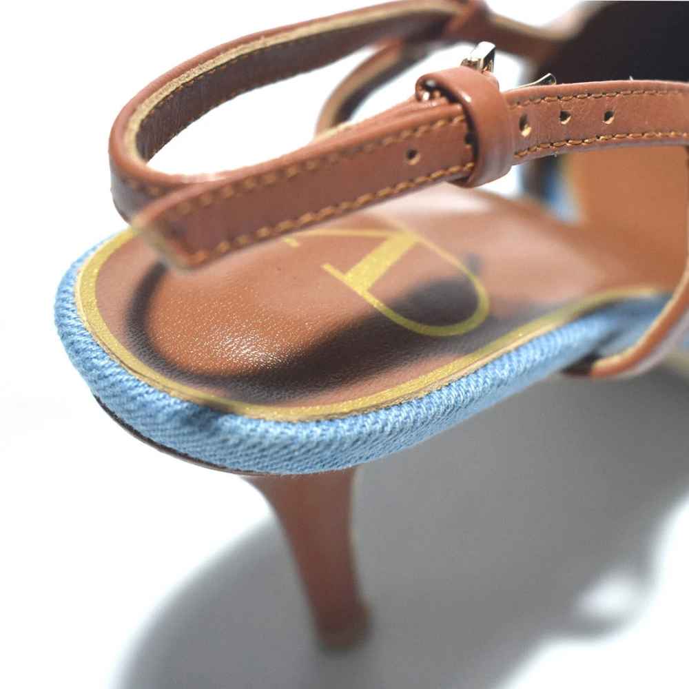 Valentino Sky Blue Premium Quality Heels Sandals-4