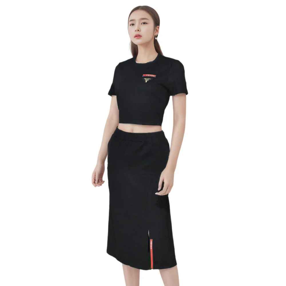 Prada Black Premium Quality Dress-thumb-0