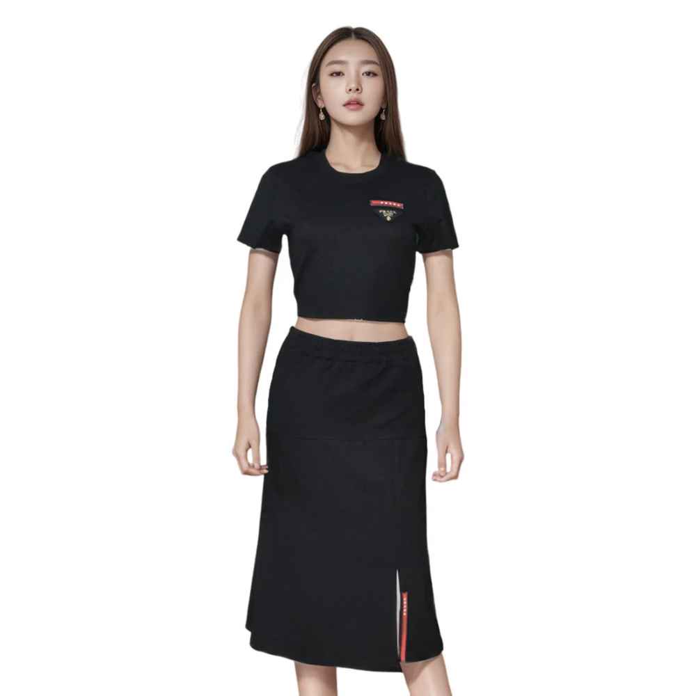 Prada Black Premium Quality Dress-thumb-1