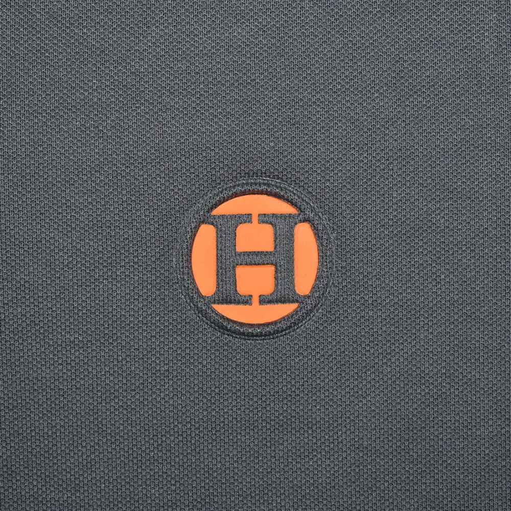 Hermes Dark Grey Premium Quality Half Sleeve T-shirt-3
