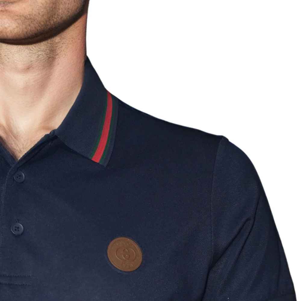 Gucci Dark Navy Blue Premium Quality T-shirt-4