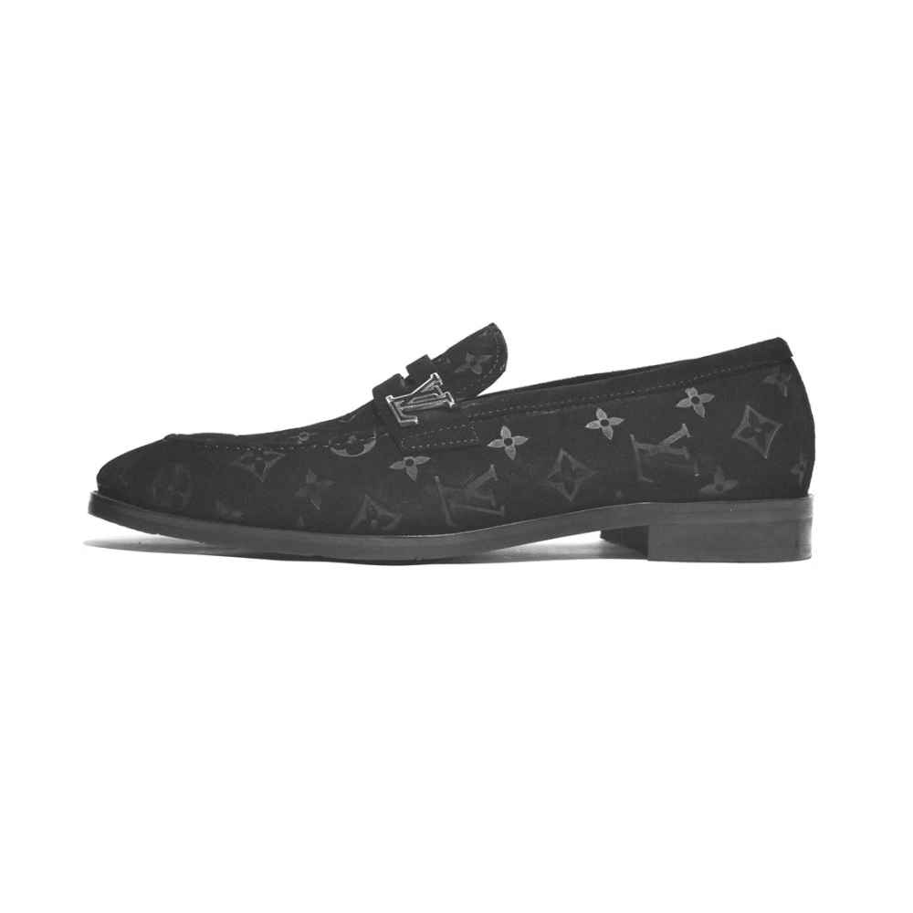 Louis Vuitton Black Premium Quality Men's Loafers-1