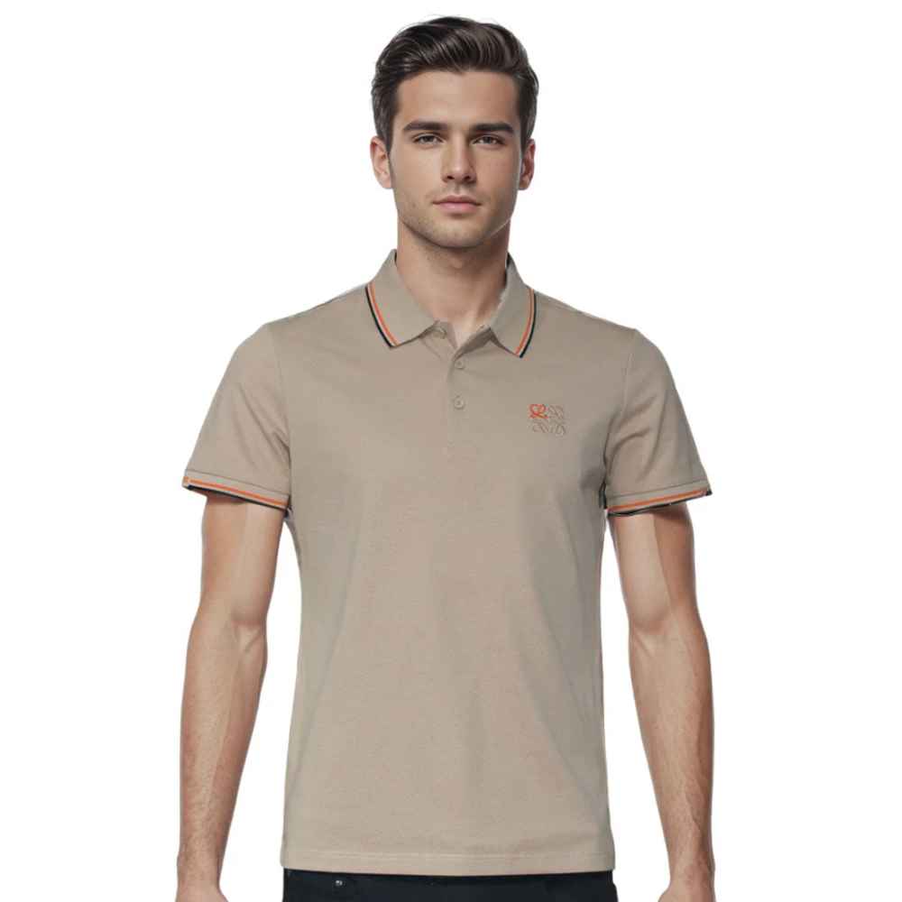 Loewe Light Brown Premium Quality T-shirt-thumb-0
