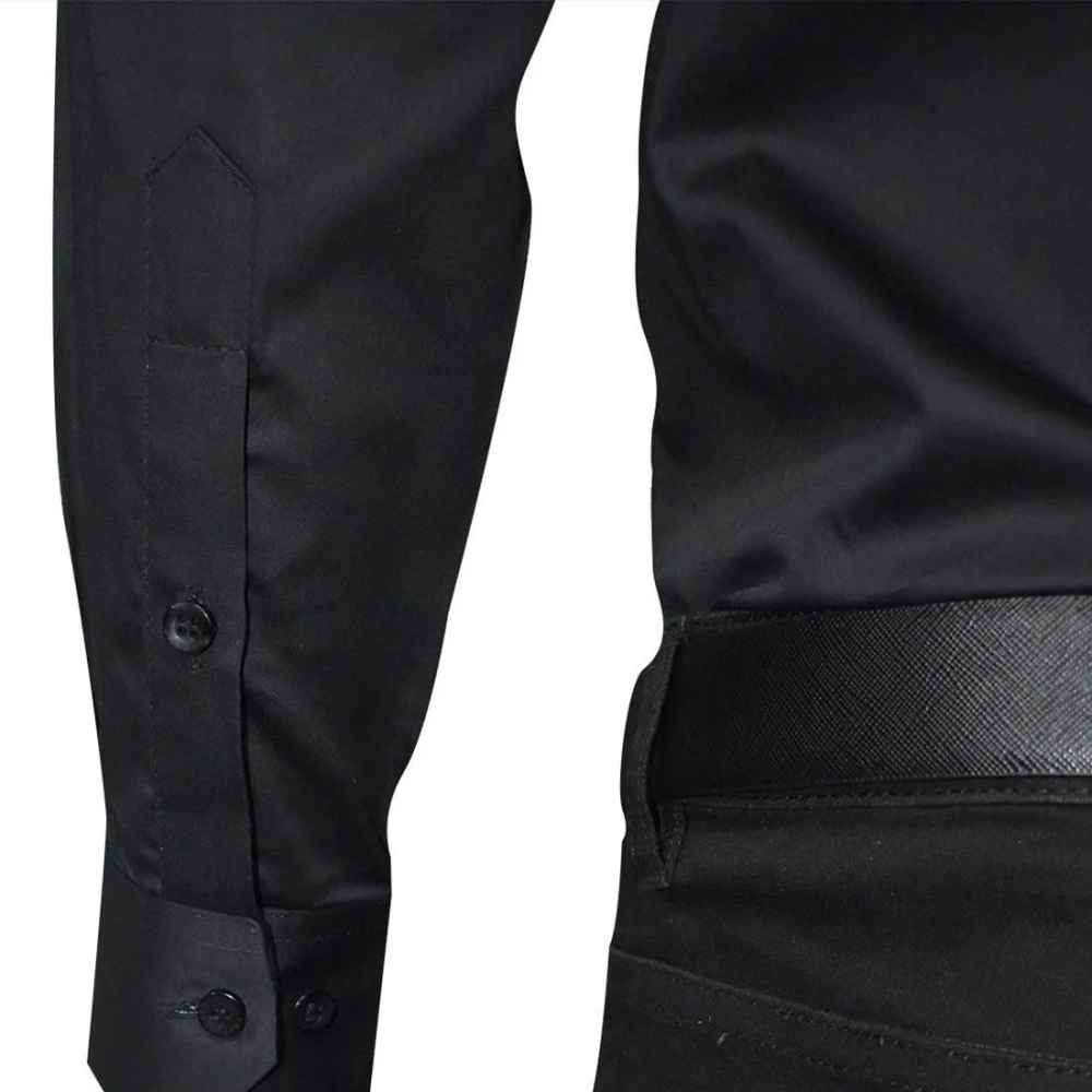 Louis Vuitton Black Premium Quality Men's Stylish Shirt-4