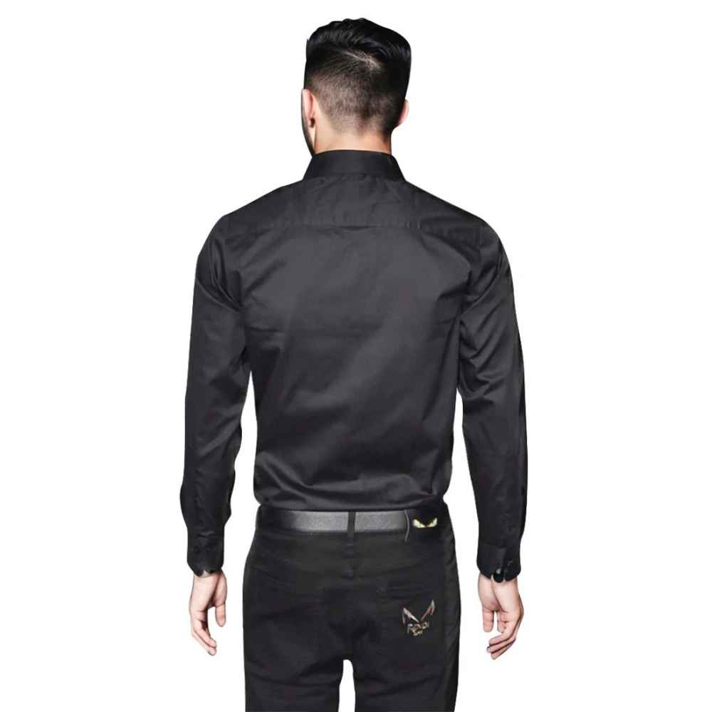 Louis Vuitton Black Premium Quality Men's Stylish Shirt-1