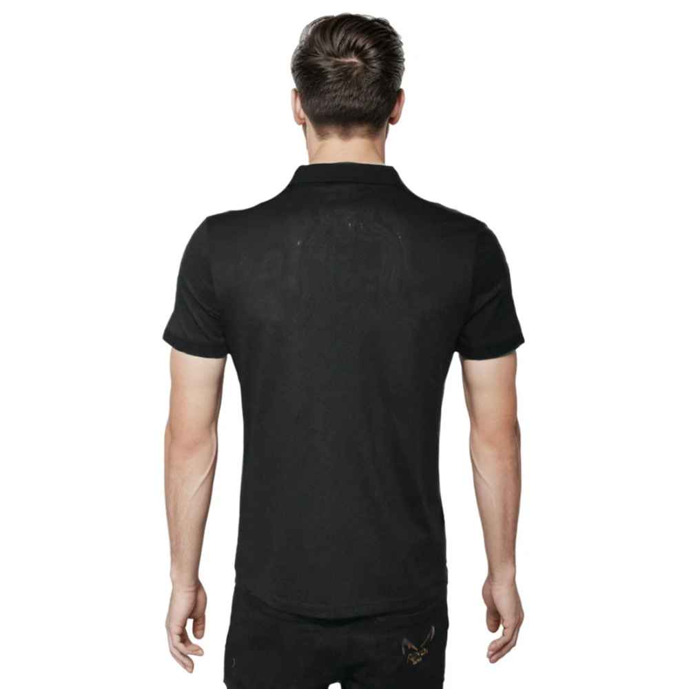 Louis Vuitton Embroidery Logo Black Premium T-shirt-1