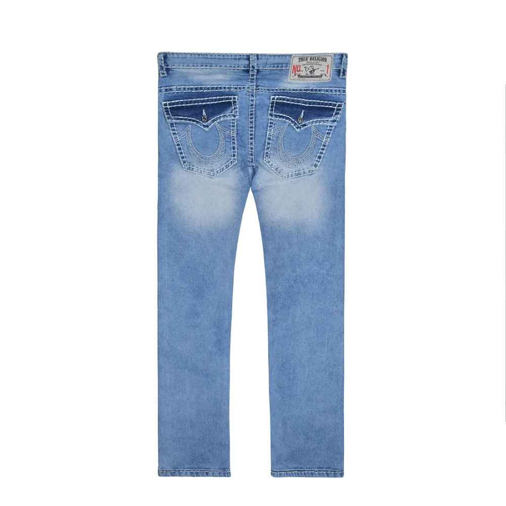 True Religion Light Blue Premium Quality Jeans-5