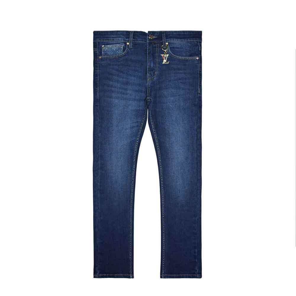 Louis Vuitton Blue Premium Quality Jeans-thumb-0
