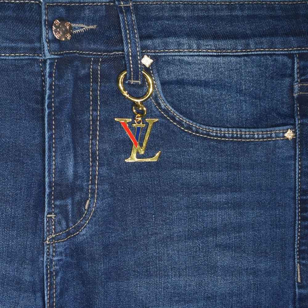 Louis Vuitton Blue Premium Quality Jeans-thumb-2