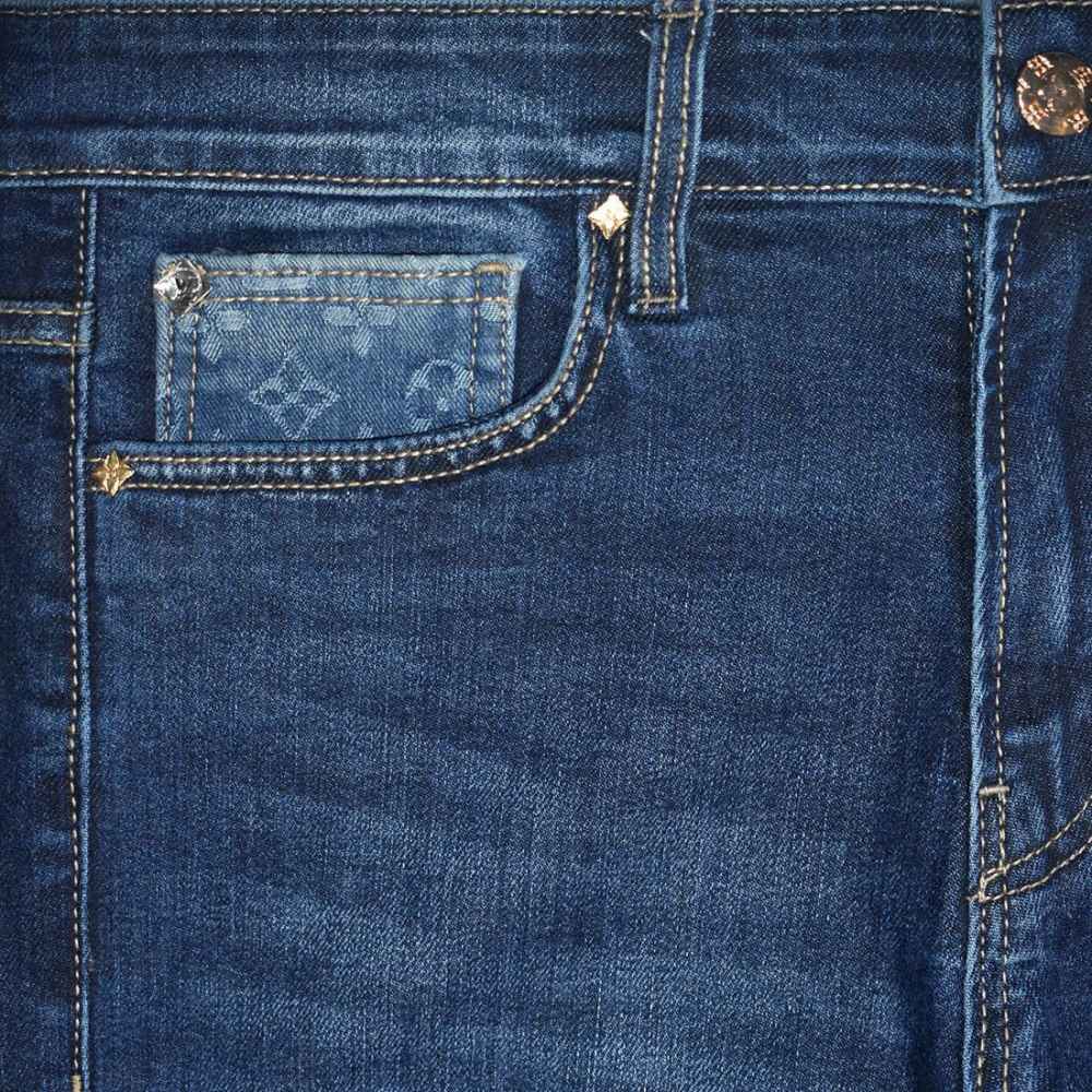 Louis Vuitton Blue Premium Quality Jeans-thumb-3