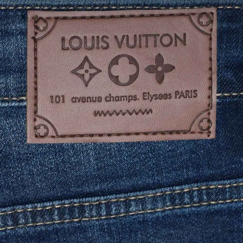 Louis Vuitton Blue Premium Quality Jeans-thumb-5