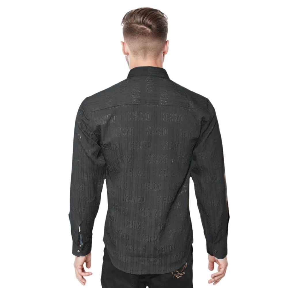 Kenzo Black Premium Quality Designer Shirt-1