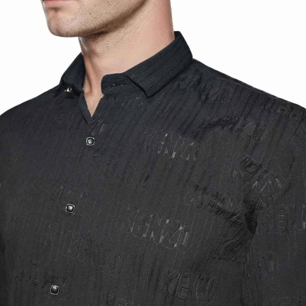 Kenzo Black Premium Quality Designer Shirt-2