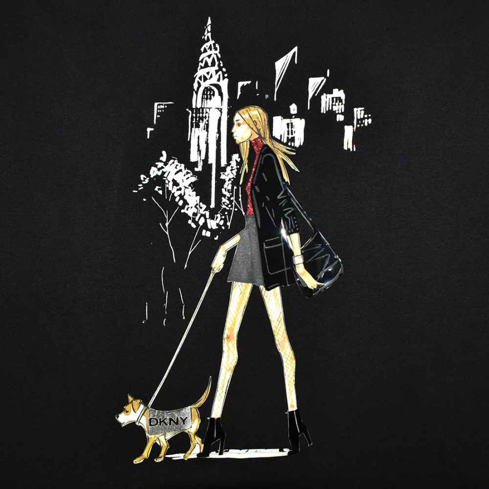 DKNY Black Premium Quality Dress-thumb-4