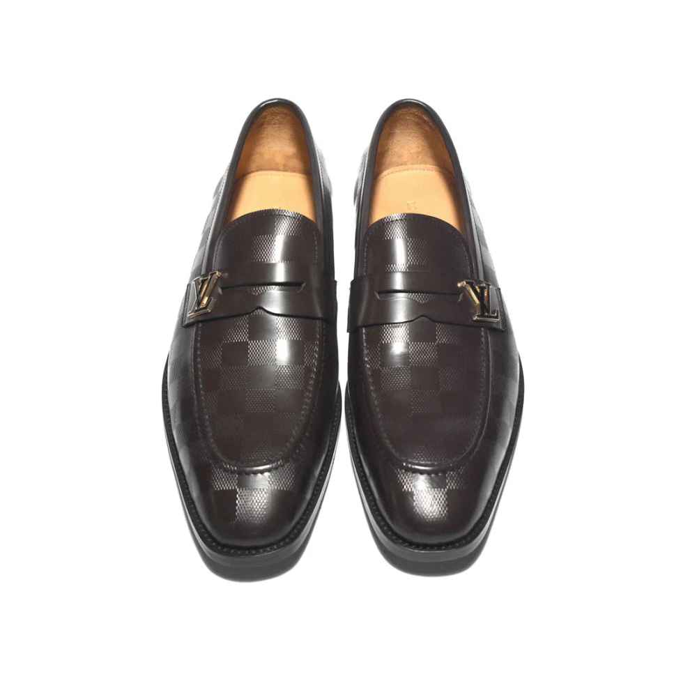 Louis Vuitton Brown Premium Quality Loafers-3