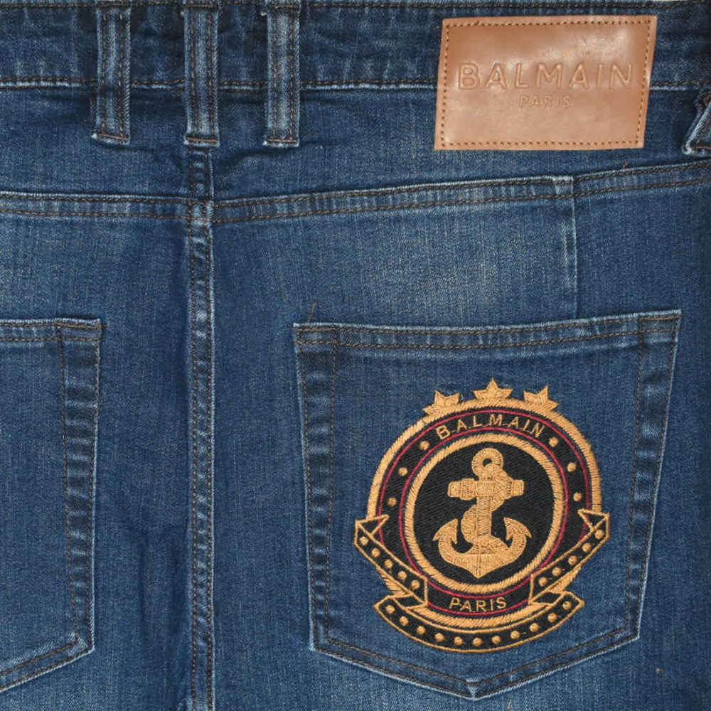 Balmain Blue Premium Quality Jeans-3