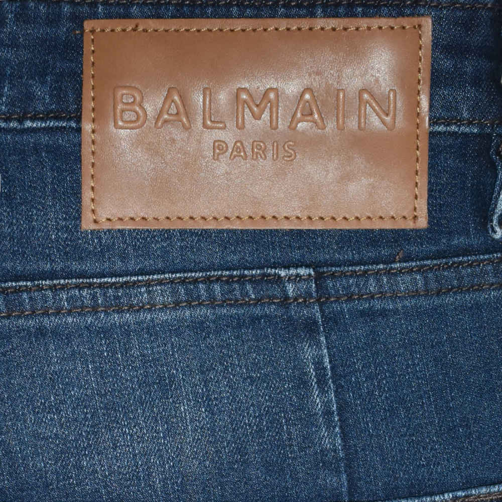 Balmain Blue Premium Quality Jeans-4