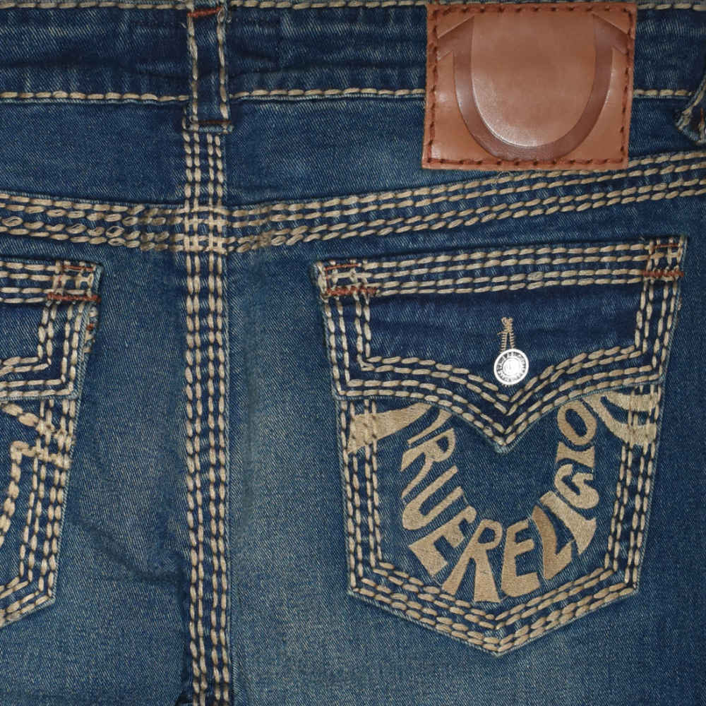 True Religion Blue Premium Quality Denim Jeans-3