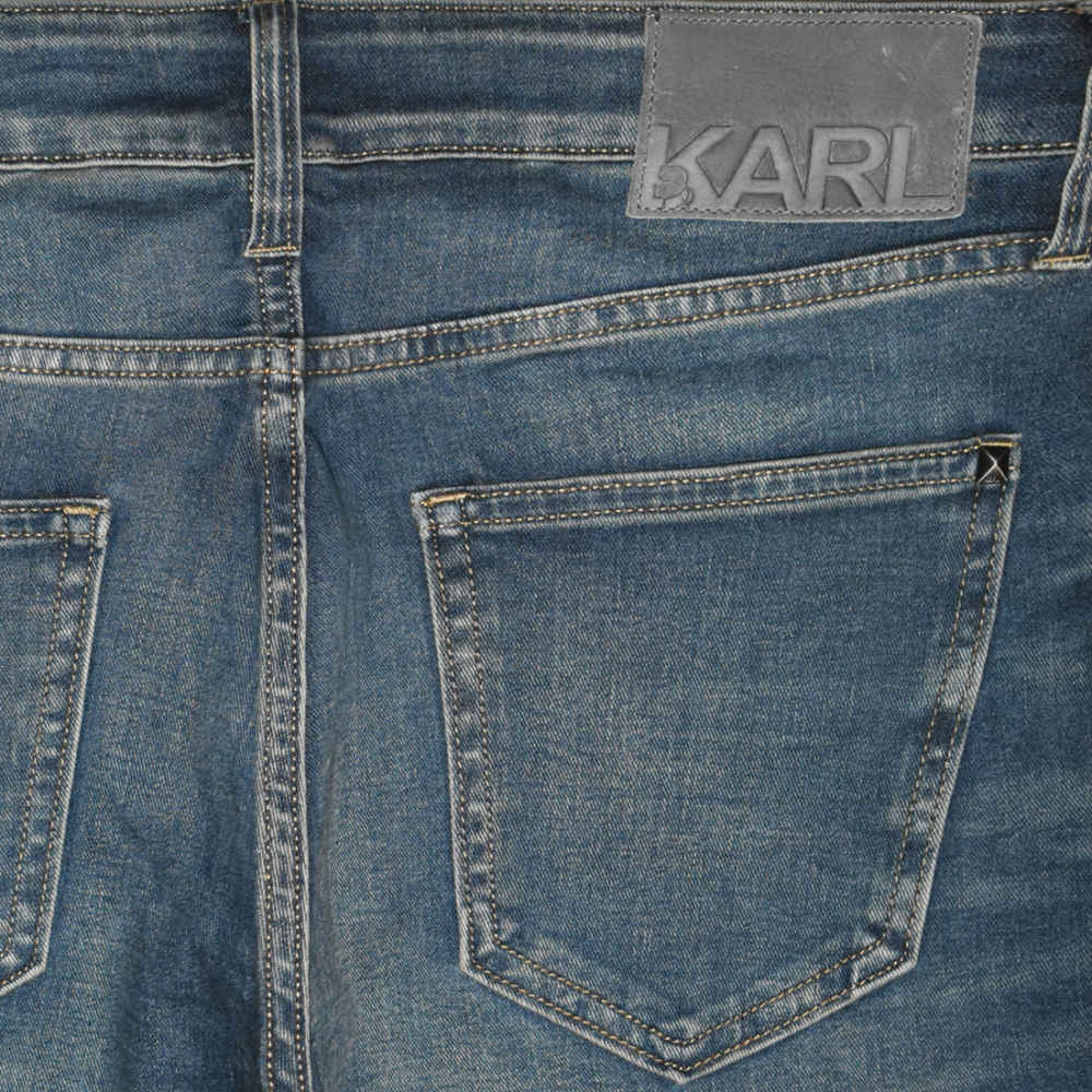 Karl Lagerfeld Blue Premium Quality Jeans-3