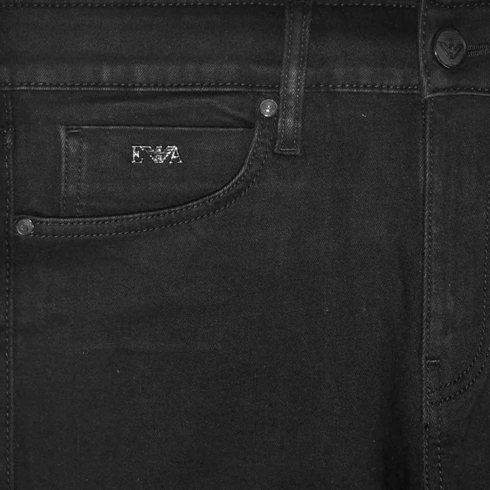 Emporio Armani Black Premium Quality Jeans-thumb-2