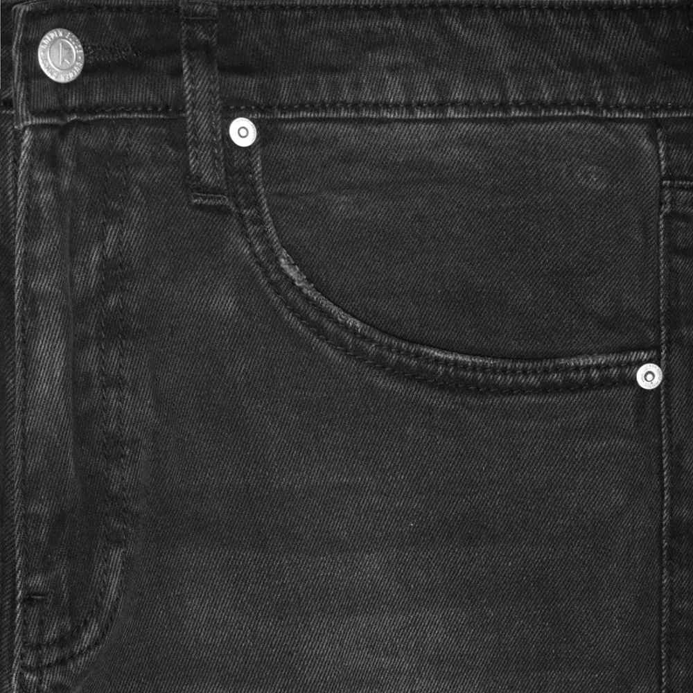 Golden Goose Pocket Printed Black Denim Jeans-1