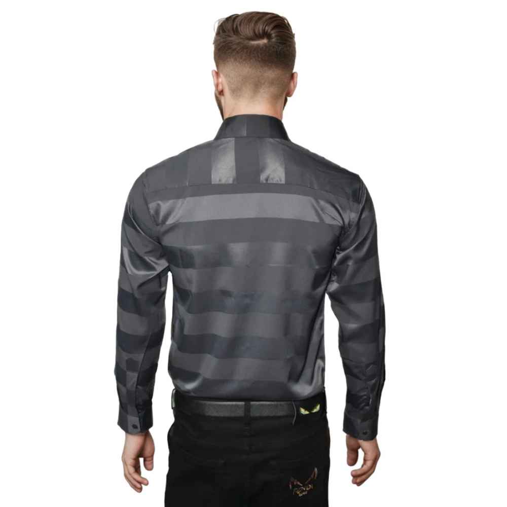 Versace Grey Premium Quality Designer Shirt-1