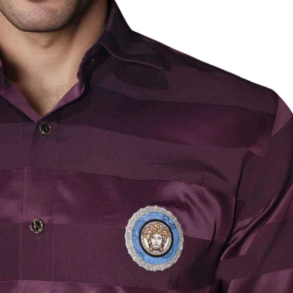 Versace Wine Premium Quality Designer Shirt-4