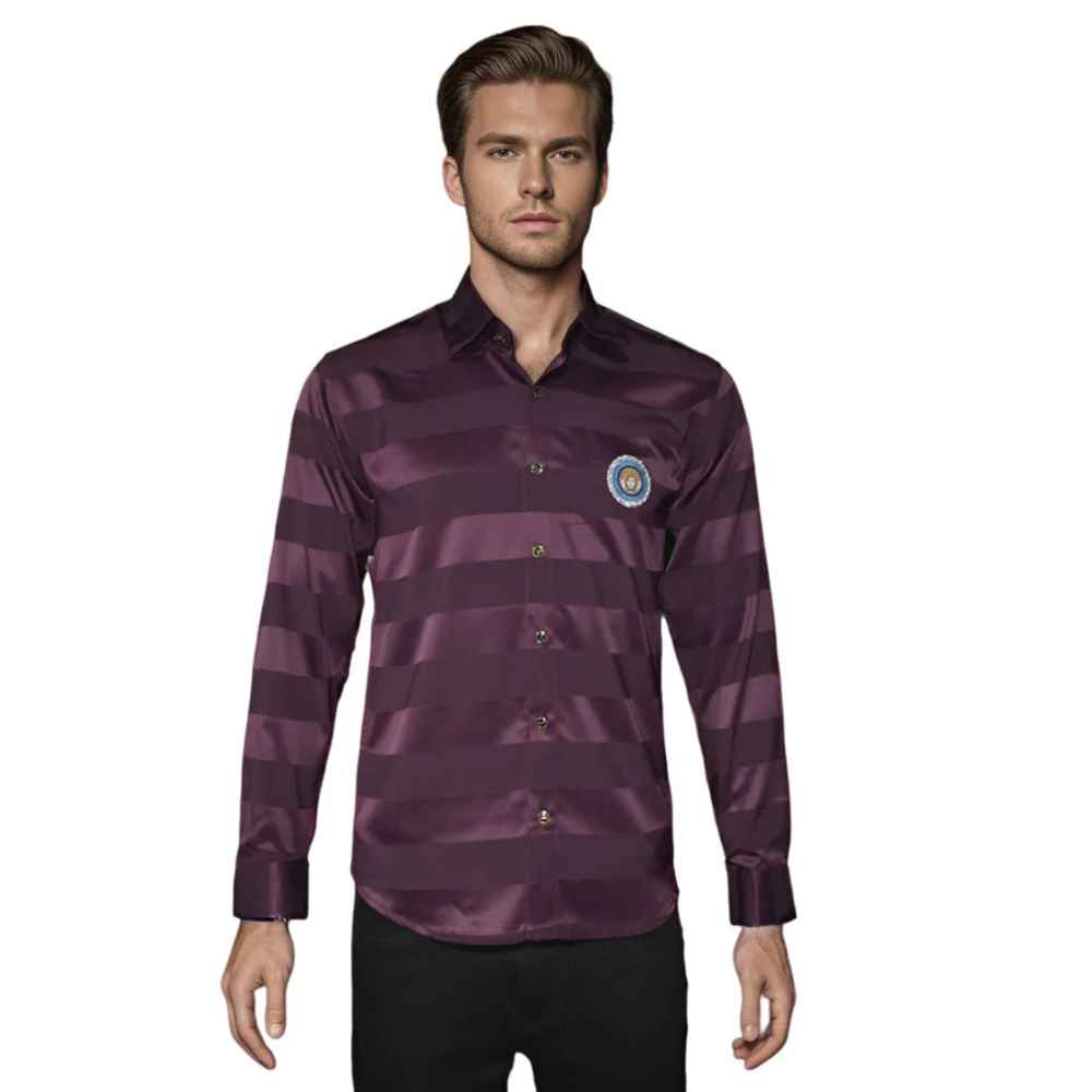 Versace Wine Premium Quality Designer Shirt-5