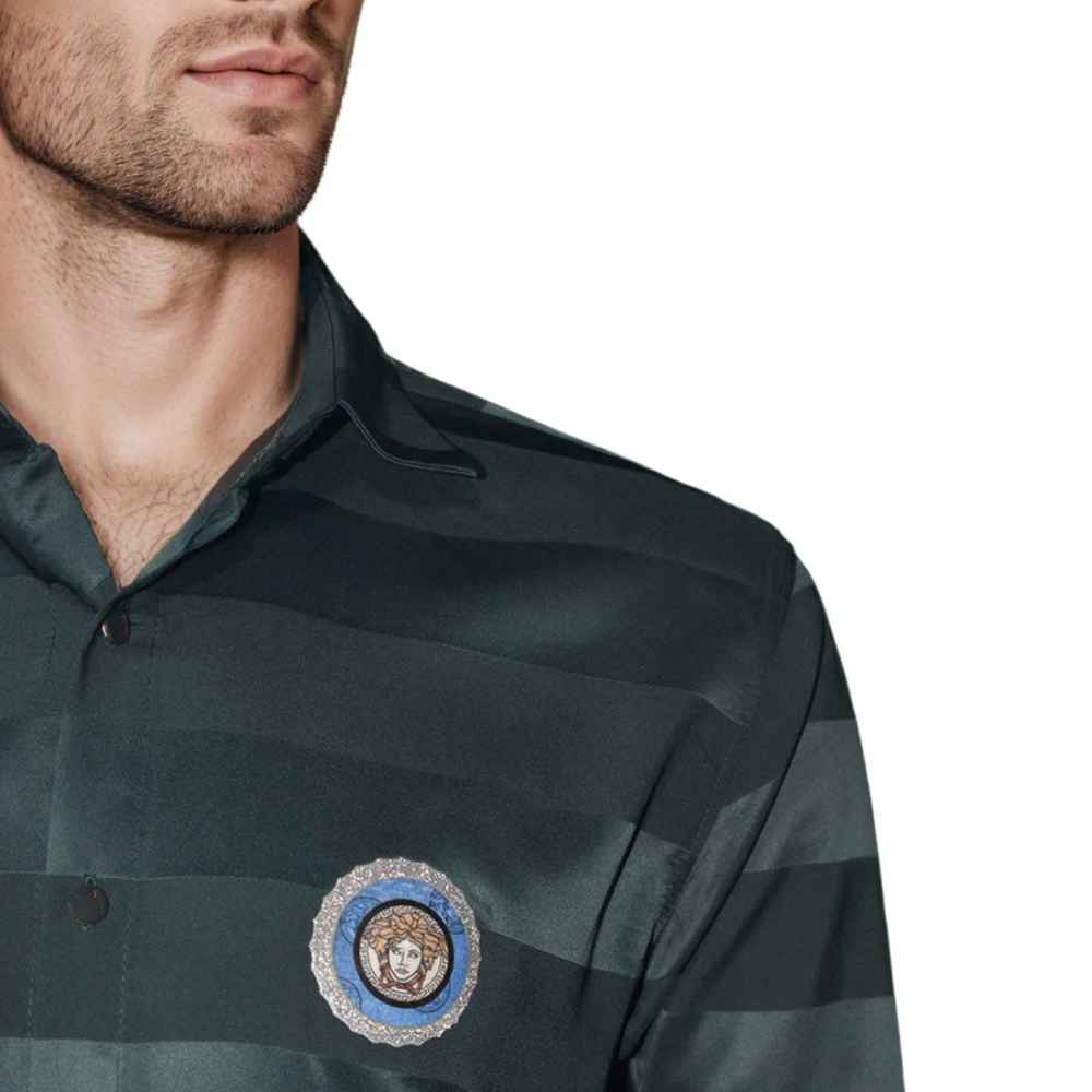 Versace Green Premium Quality Designer Shirt-2
