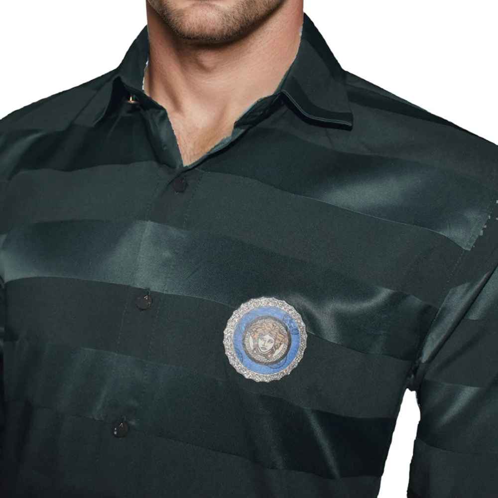 Versace Green Premium Quality Designer Shirt-4