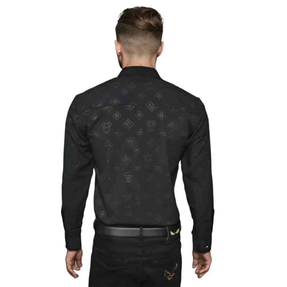Louis Vuitton Embossed Black Premium shirt-thumb-1