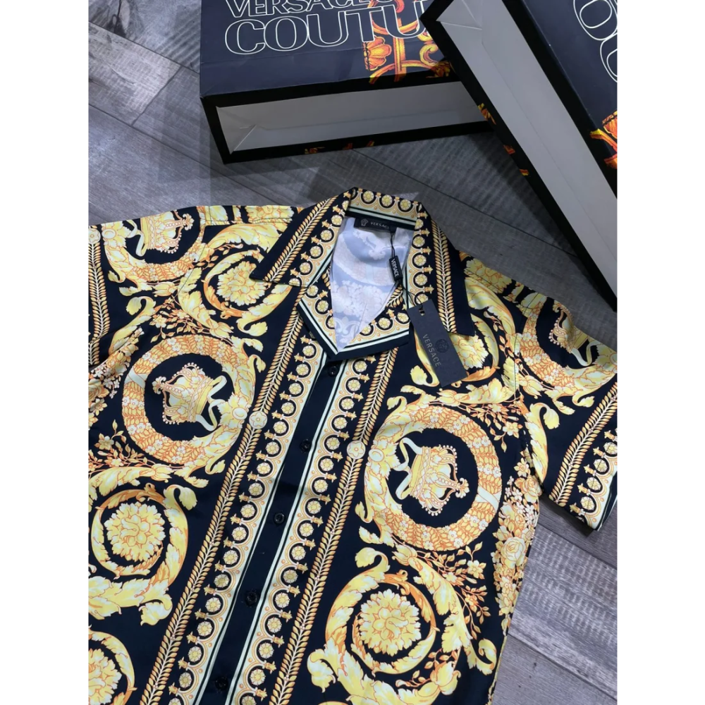 Versace Barocco Silk Shirt-4