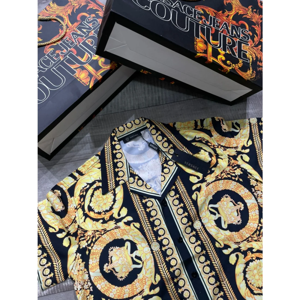Versace Barocco Silk Shirt-3