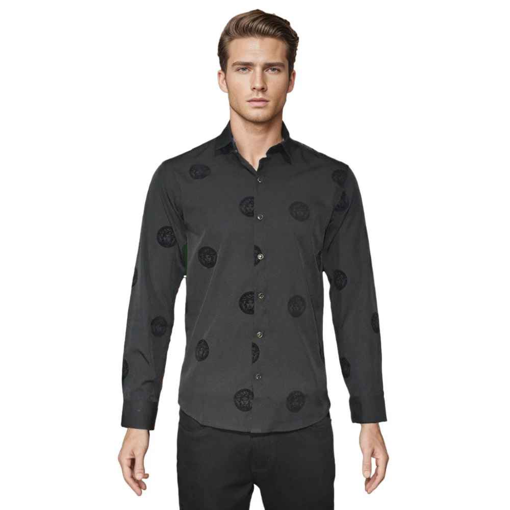 Versace Black Premium Quality Designer Shirt-5