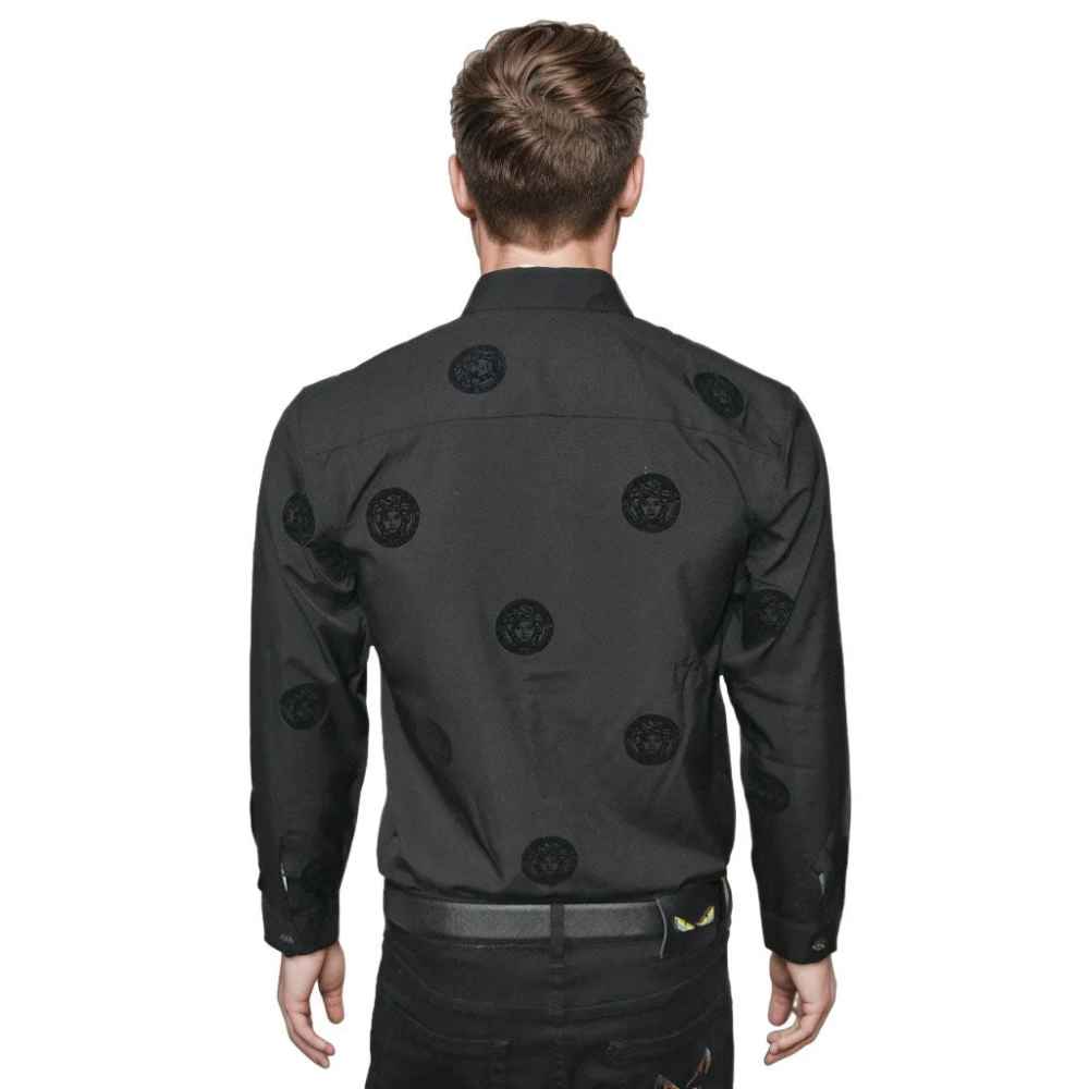 Versace Black Premium Quality Designer Shirt-1