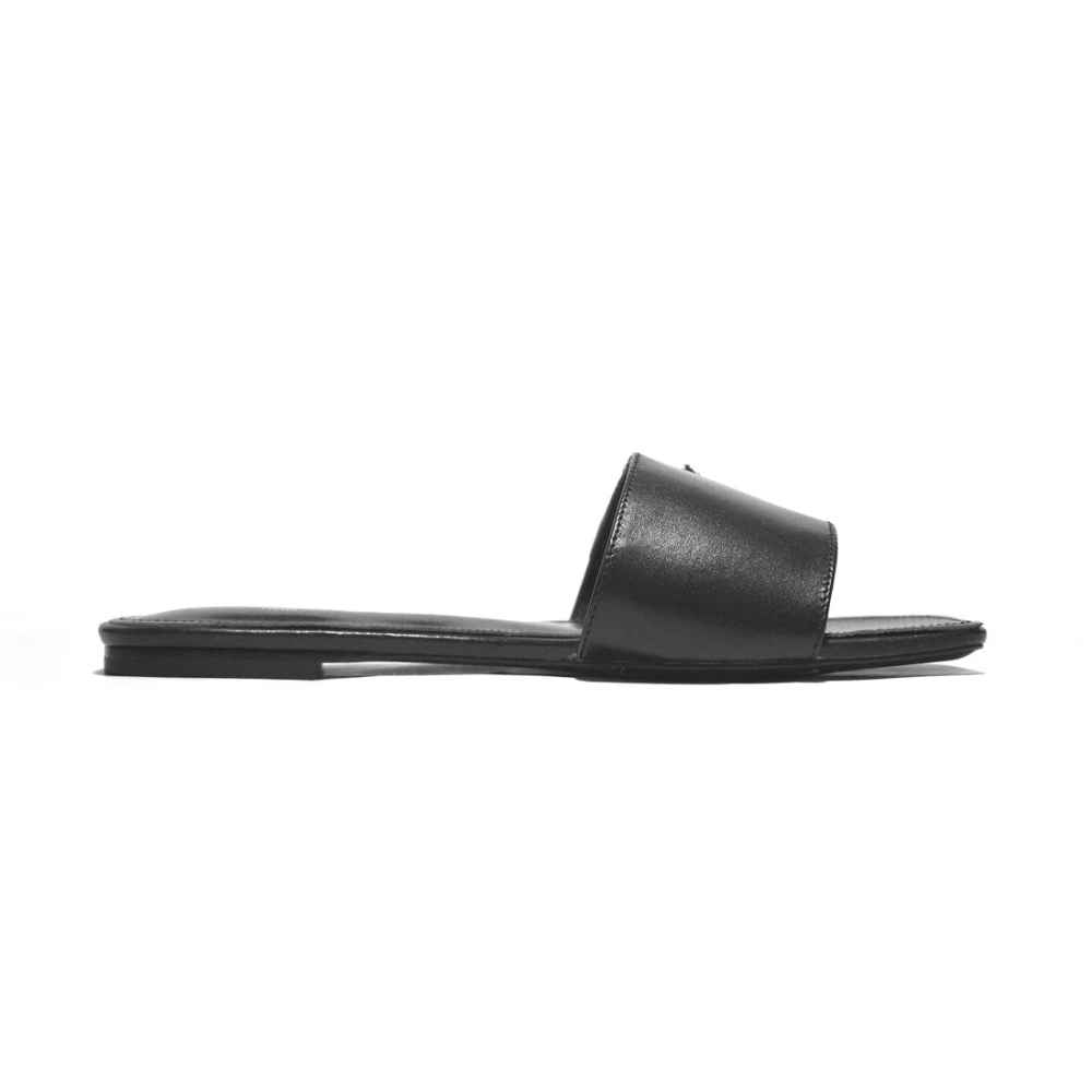 Louis Vuitton Black Premium Women's Flat Sandals-thumb-2