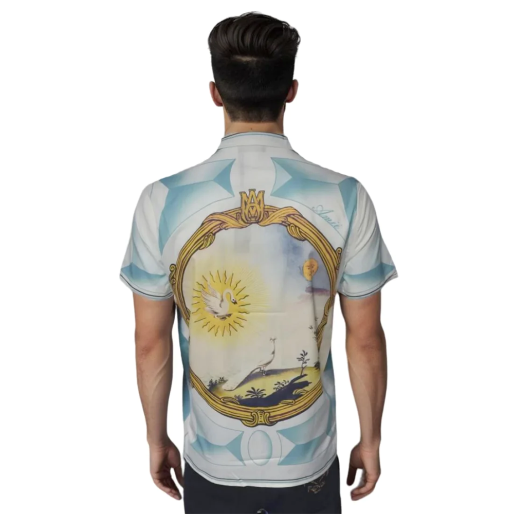 Amiri Landscape Frame Bowling Shirt-1