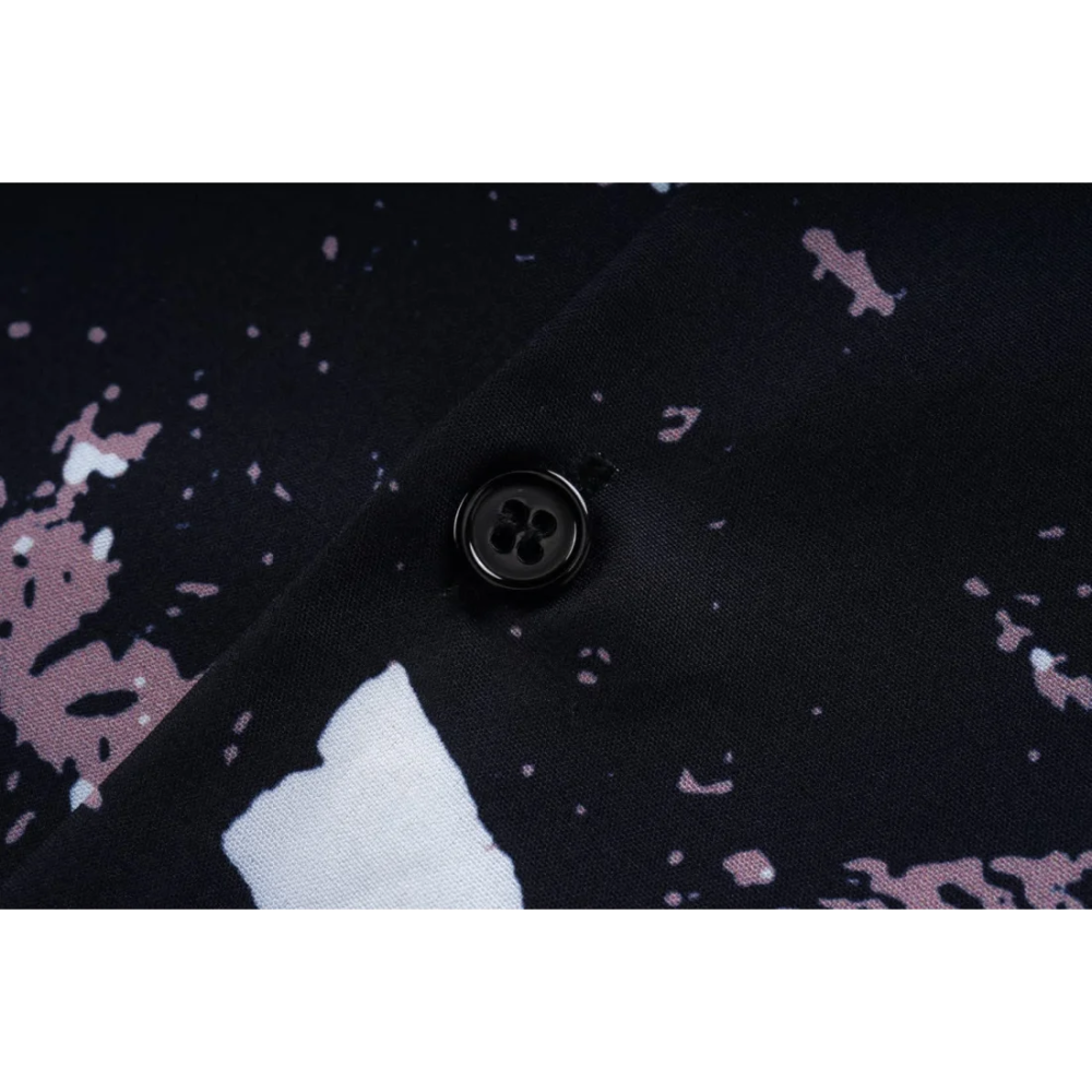 Amiri Black Premium Quality Half Sleeve Shirt-4