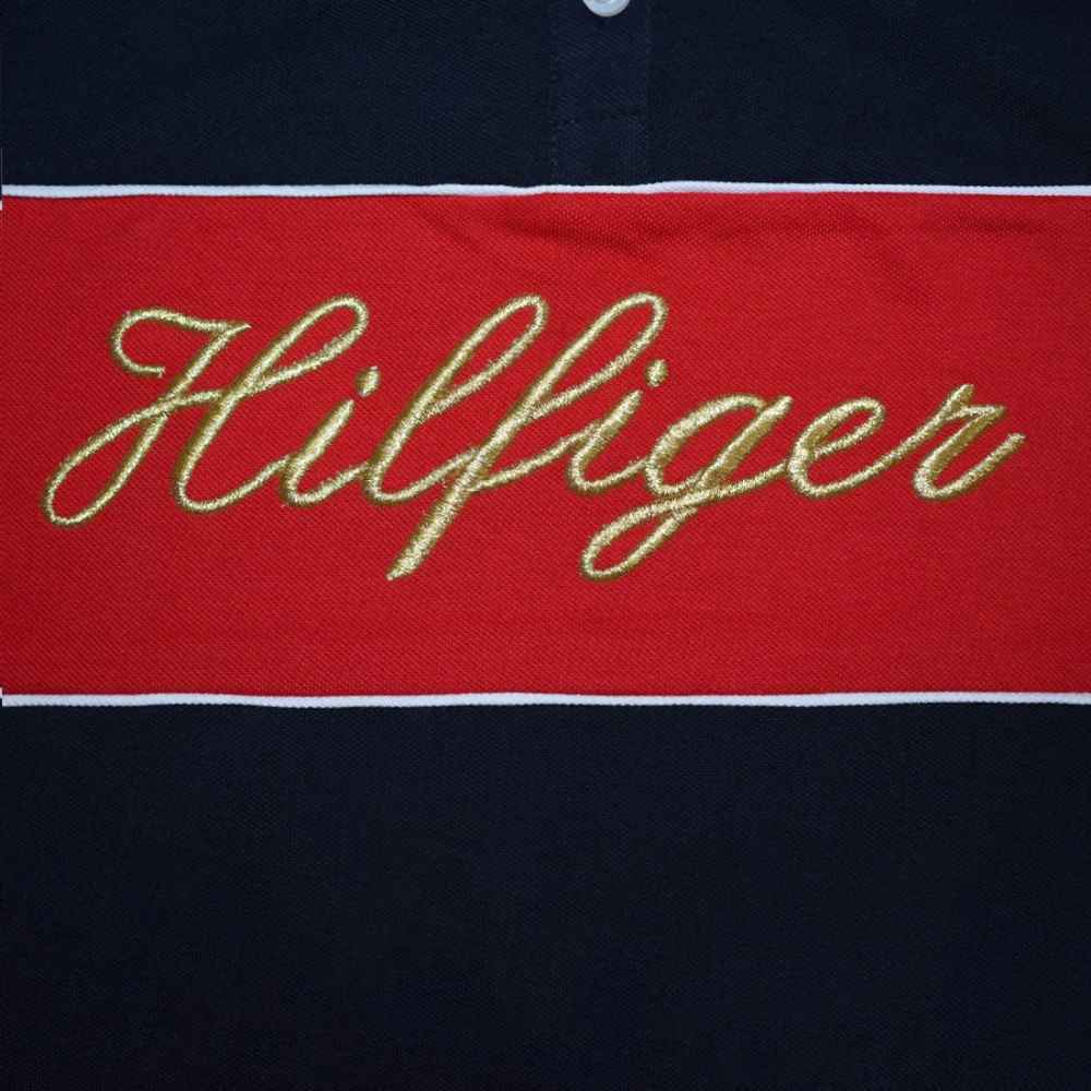 Tommy Hilfiger Dark Blue Premium Quality Women T-shirt-thumb-3