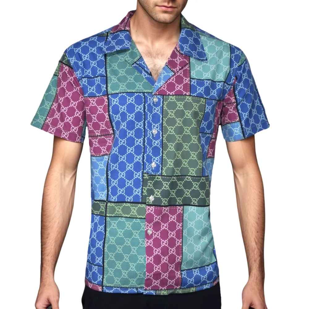 Gucci Logo Printed Premium Quality Half Sleeve Shirt-thumb-2