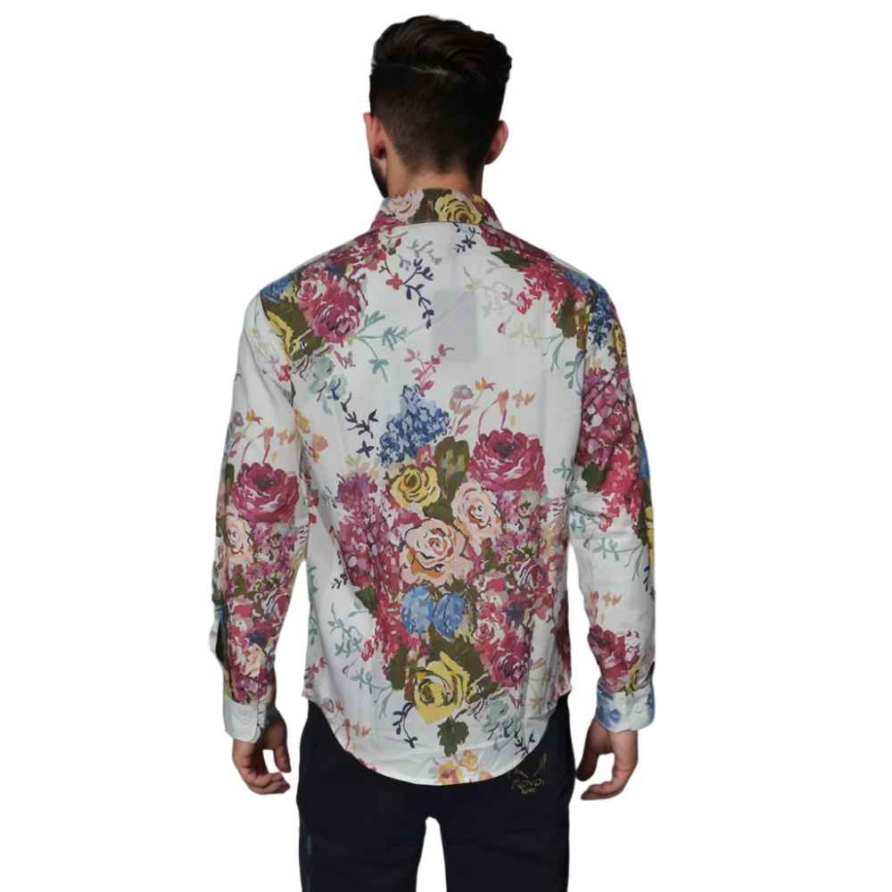 Louis Vuitton Floral Print Premium Quality Shirt-1