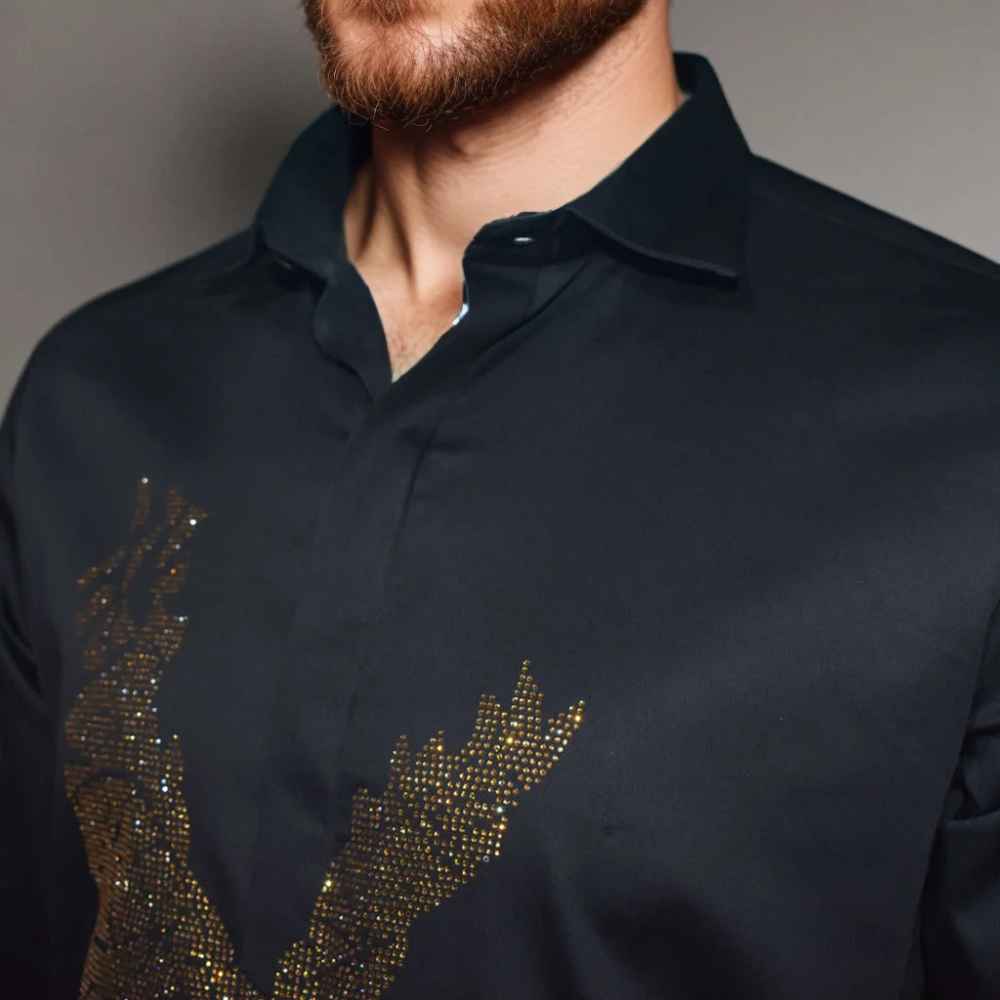 Armani Exchange Black Premium Quality Shirt-2